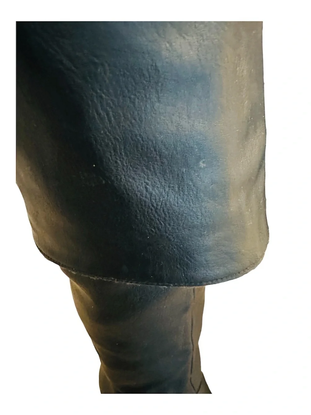 Dream Pairs Black Over-the-Knee Riding Boots - Womens 8 Regular Calf - Picture 7 of 13